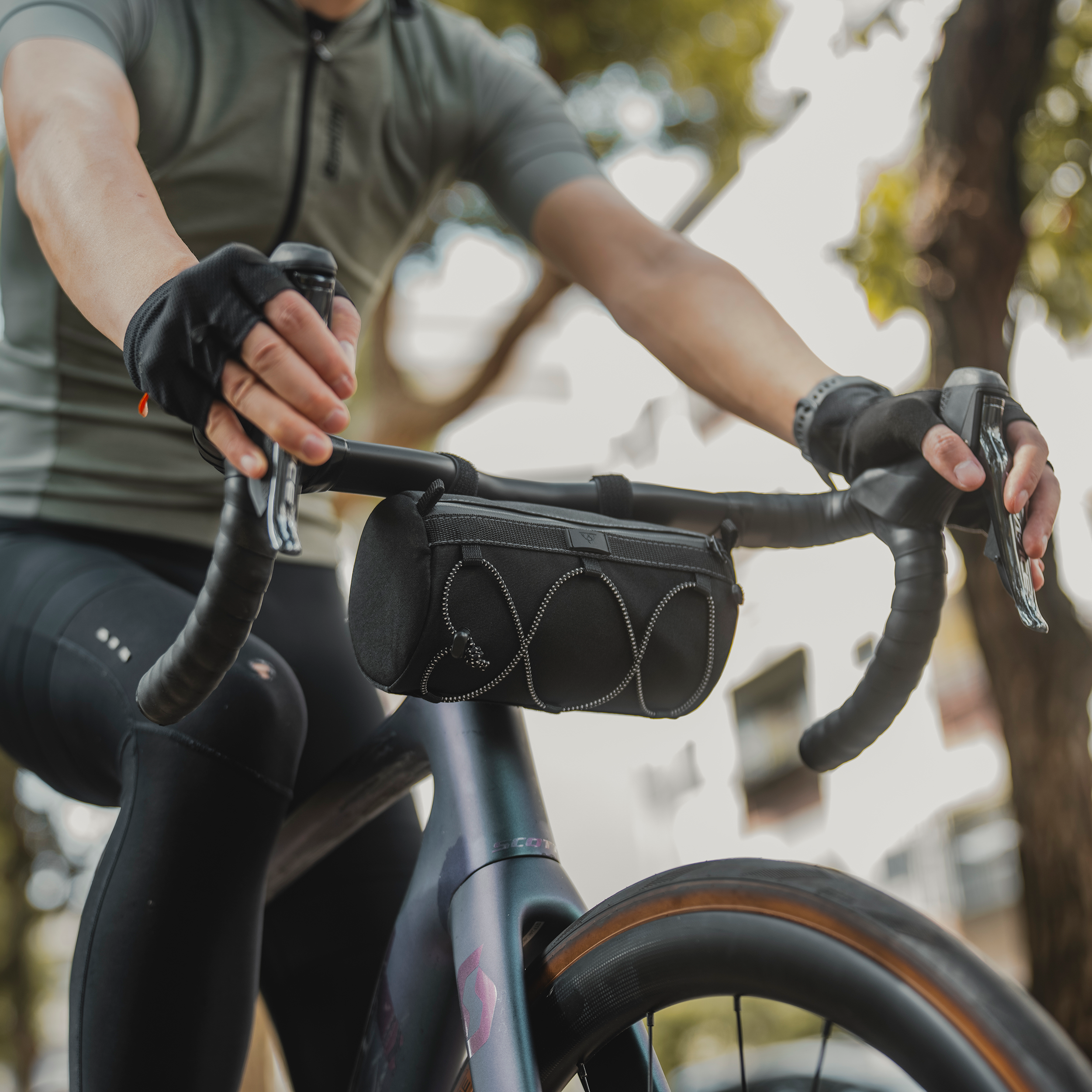 Topeak Tubular BarBag Slim Zwart