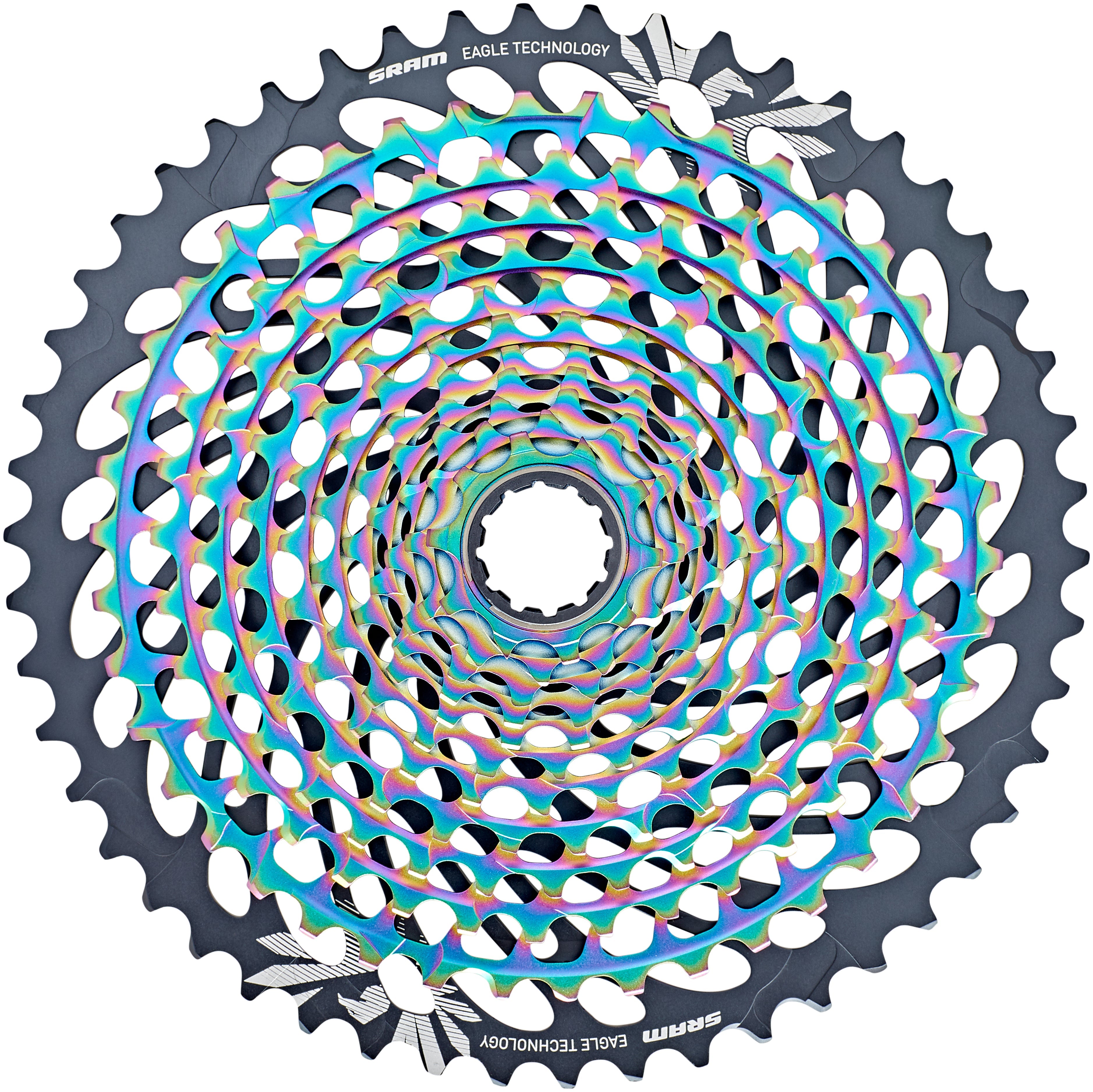 SRAM XG-1299 Eagle cassette 12-speed multicolor/zwart