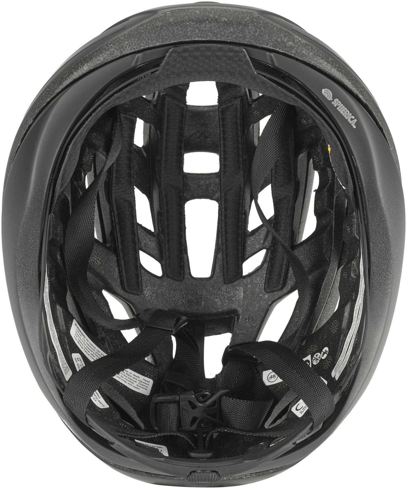Giro Helios Spherical helm mat zwart vervaagd