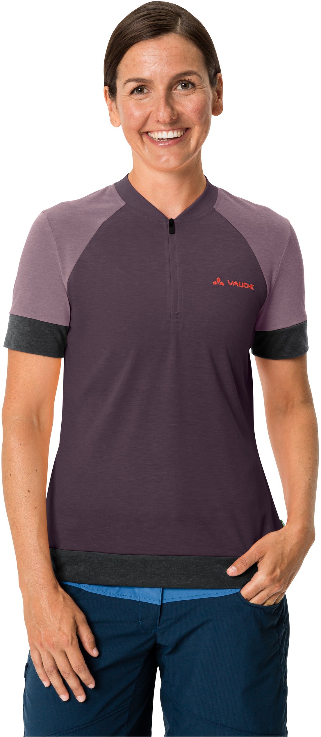 VAUDE Altissimo Q-Zip Shirt Dames paars