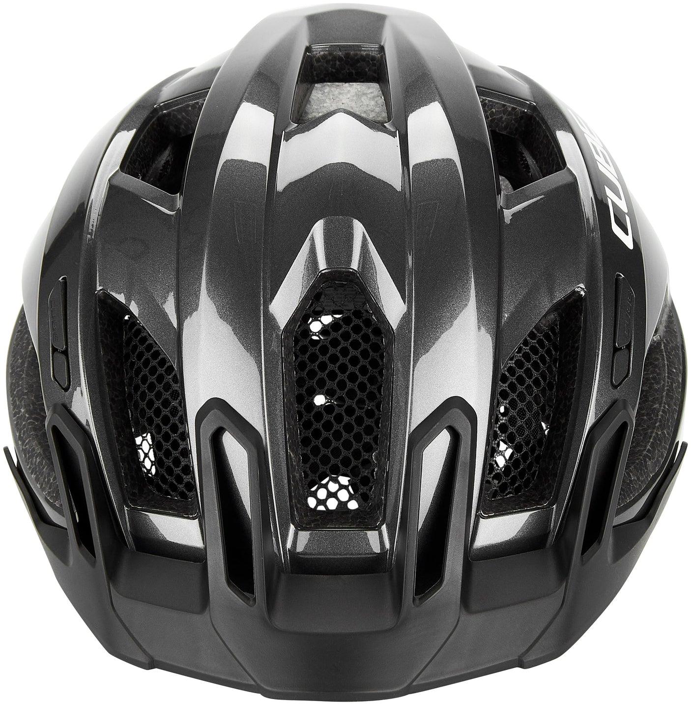 CUBE helm QUEST glanzend iridium zwart
