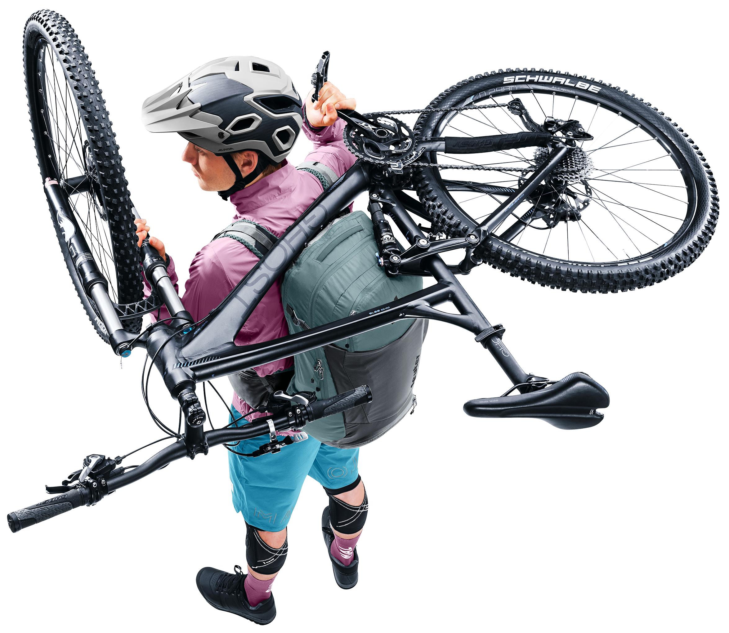 deuter Trans Alpine Pro 28 fietsrugzak graphite-shale