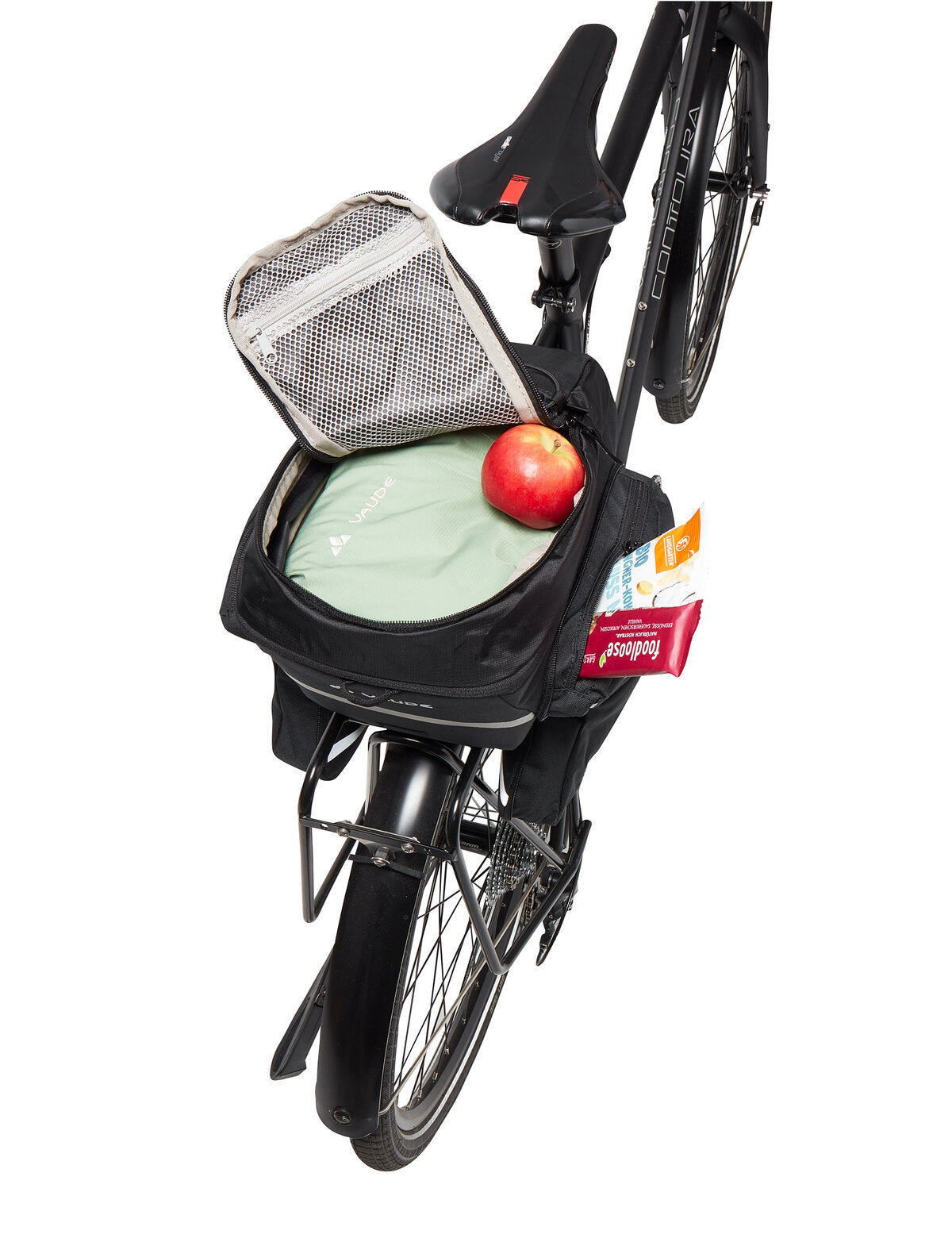VAUDE Silkroad Plus Bagagedragerstas Snap-It zwart