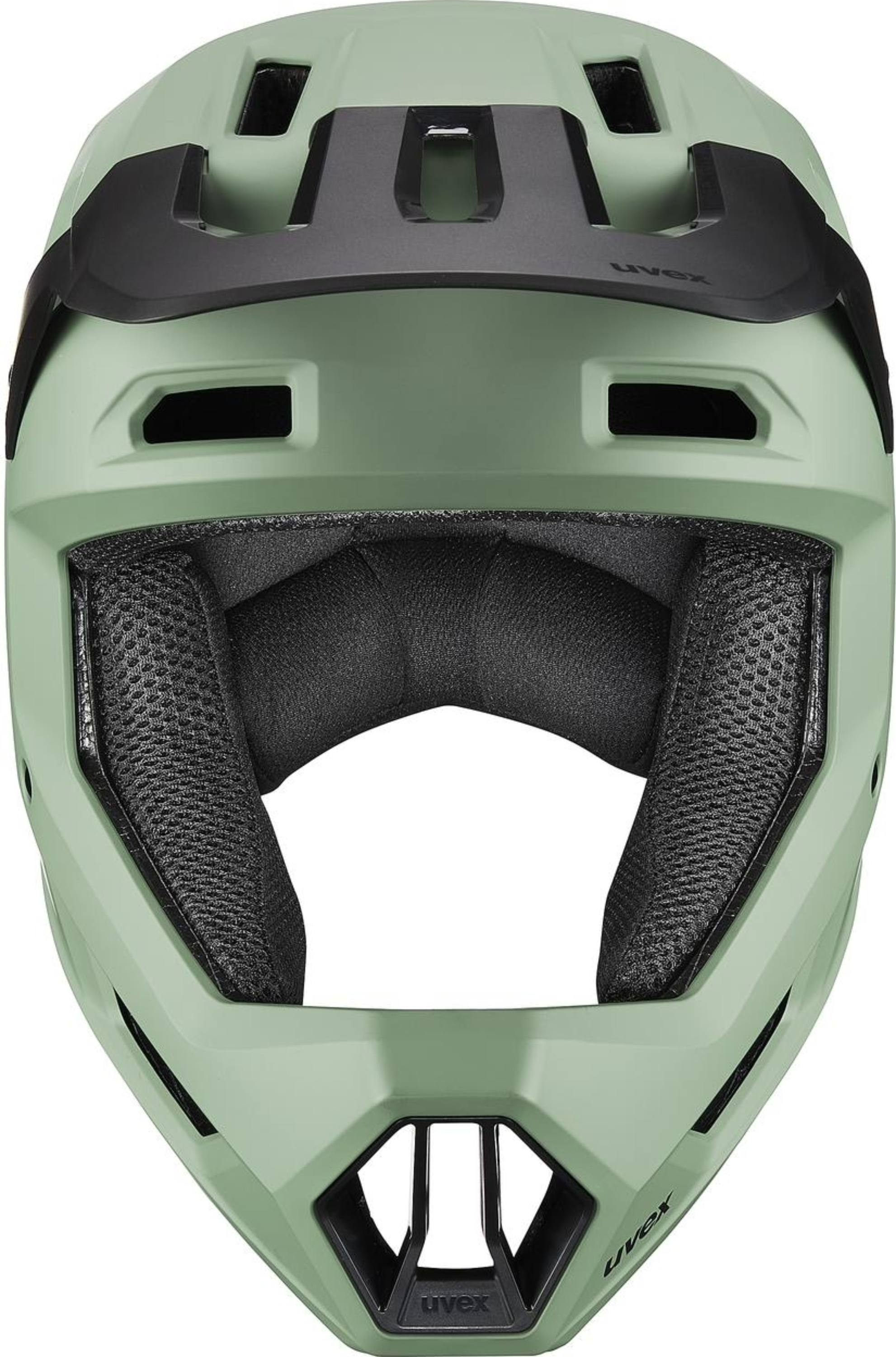 uvex Ravage Fullface Helm Mosgroen-Zwart Mat