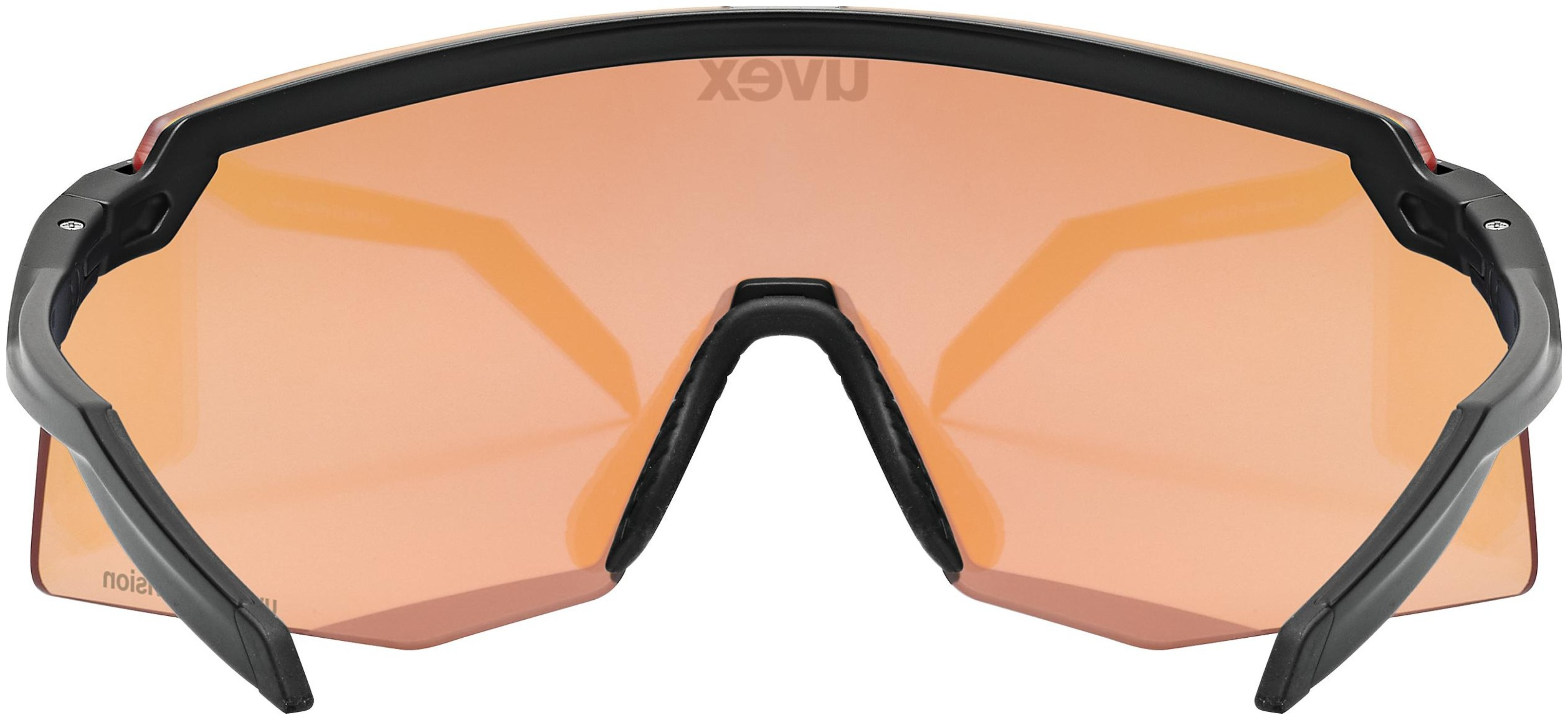 uvex Pace Stage Cv Fietsbril Zwart Mat / Spiegel Blauw