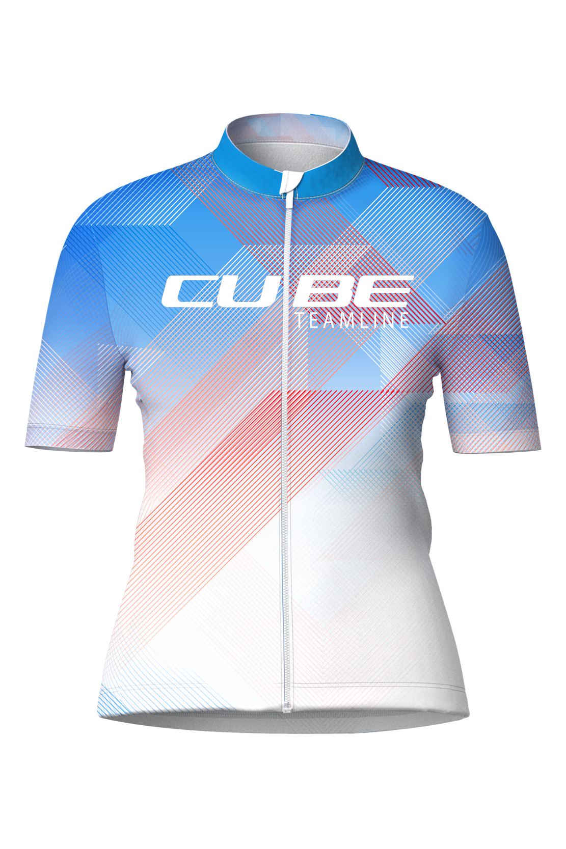 Cube WS Trikot CMPT TEAMLINE korte mouw wit