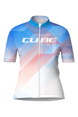 Cube WS Trikot CMPT TEAMLINE korte mouw wit