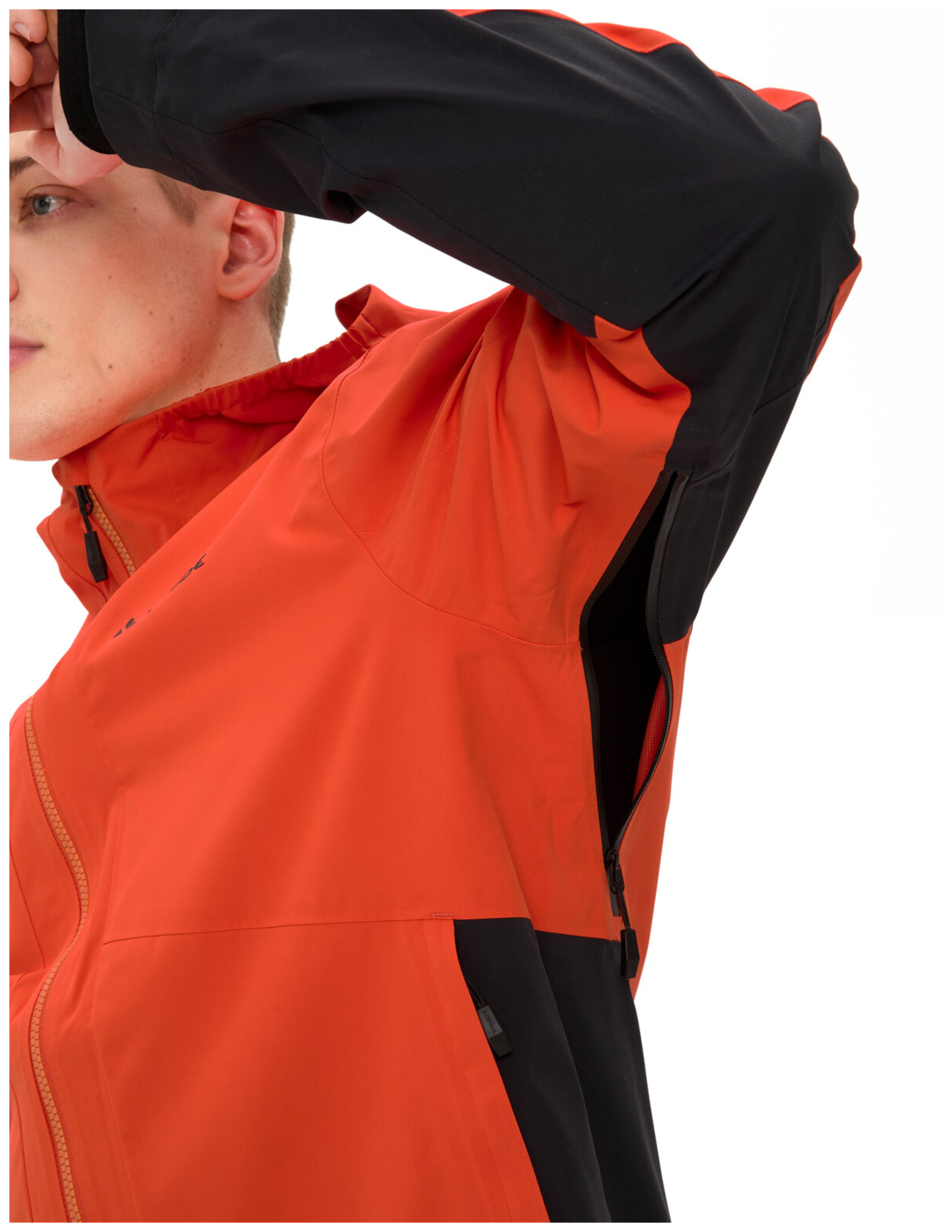 VAUDE Heren Moab Pro Regenjas glowing red