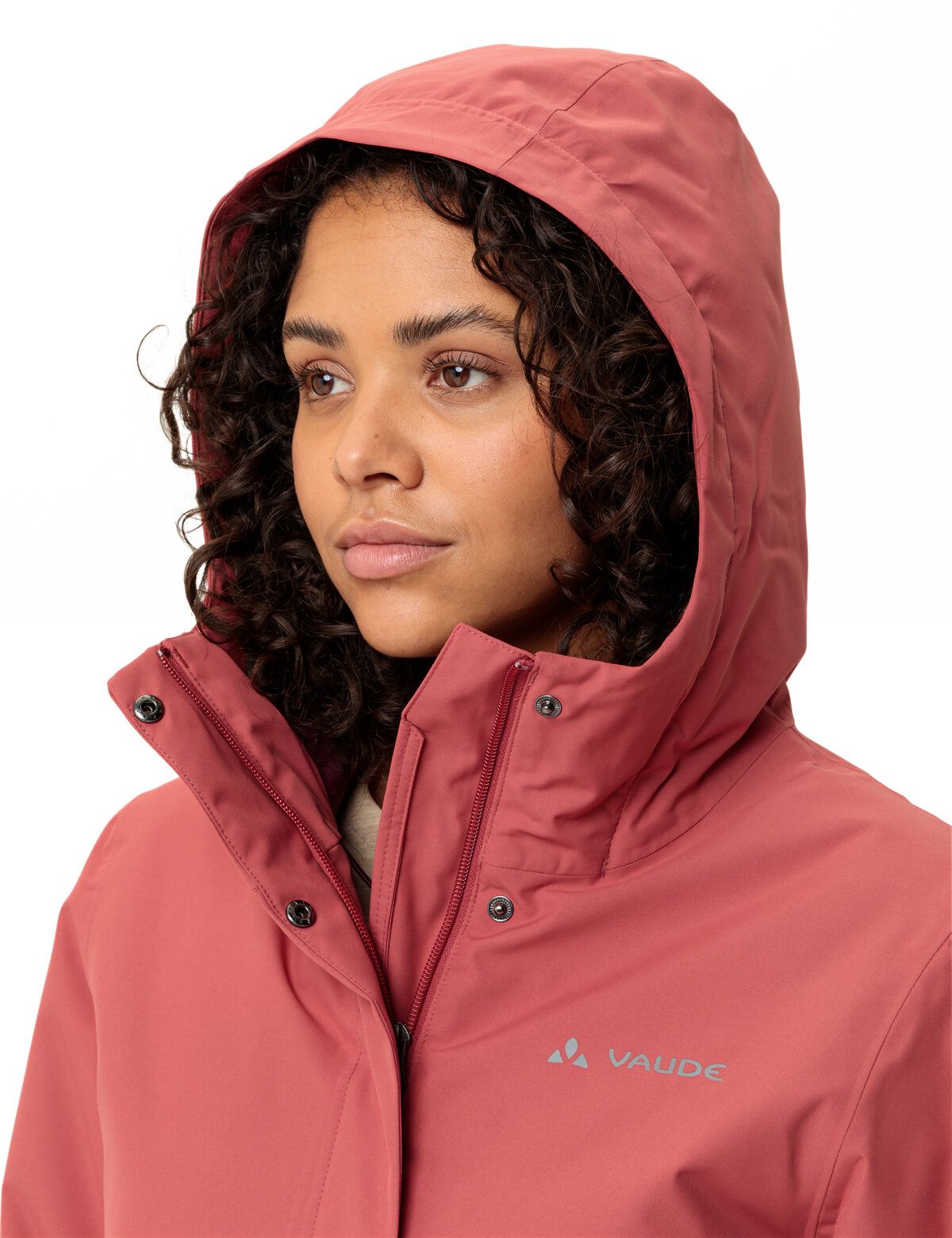 VAUDE Cyclist gewatteerde parka II dames baksteen