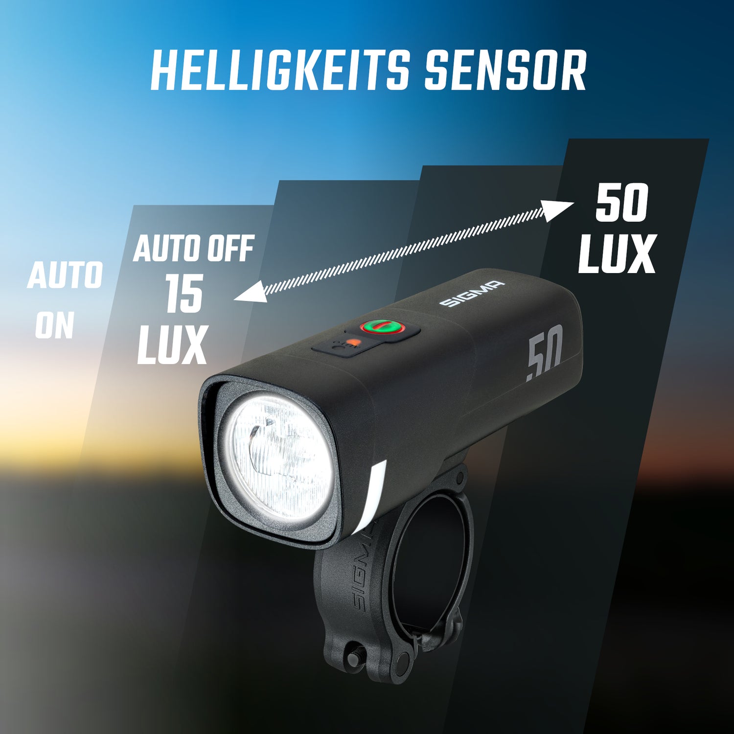 Sigma Aura 50 Voorlicht