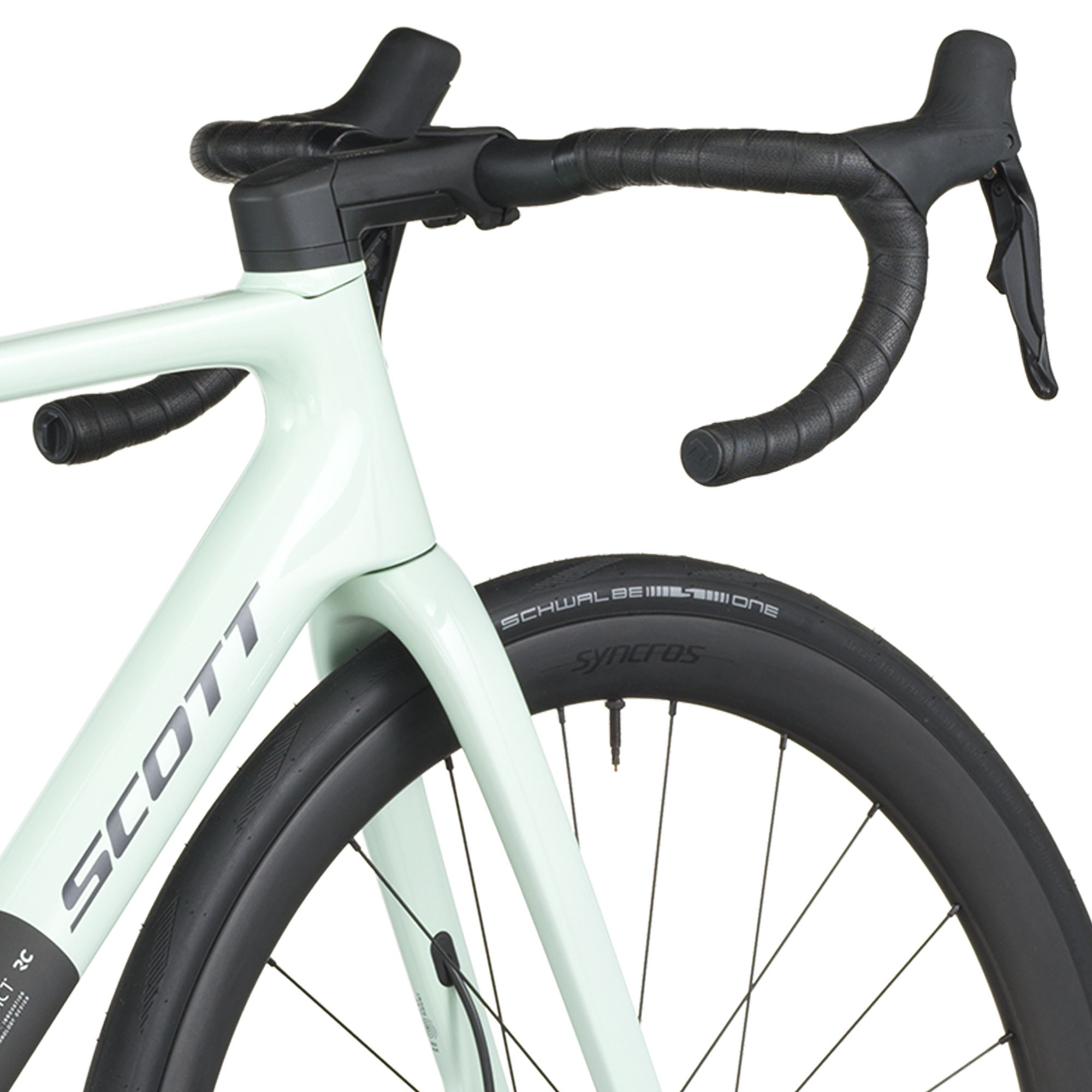 Scott Addict RC 30 bevroren groen/carbon zwart