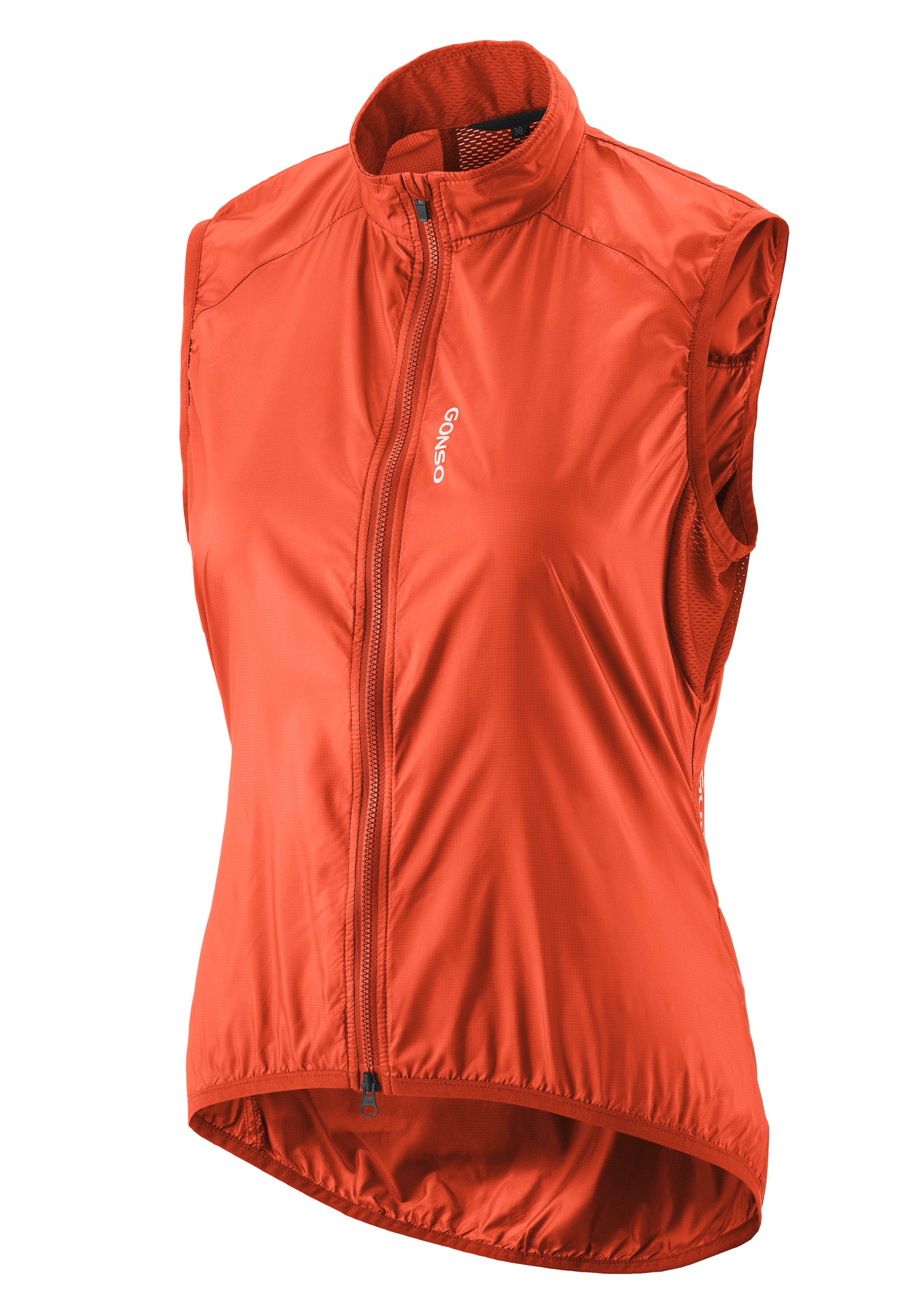 Gonso Road Vest Wind Dames fiesta red