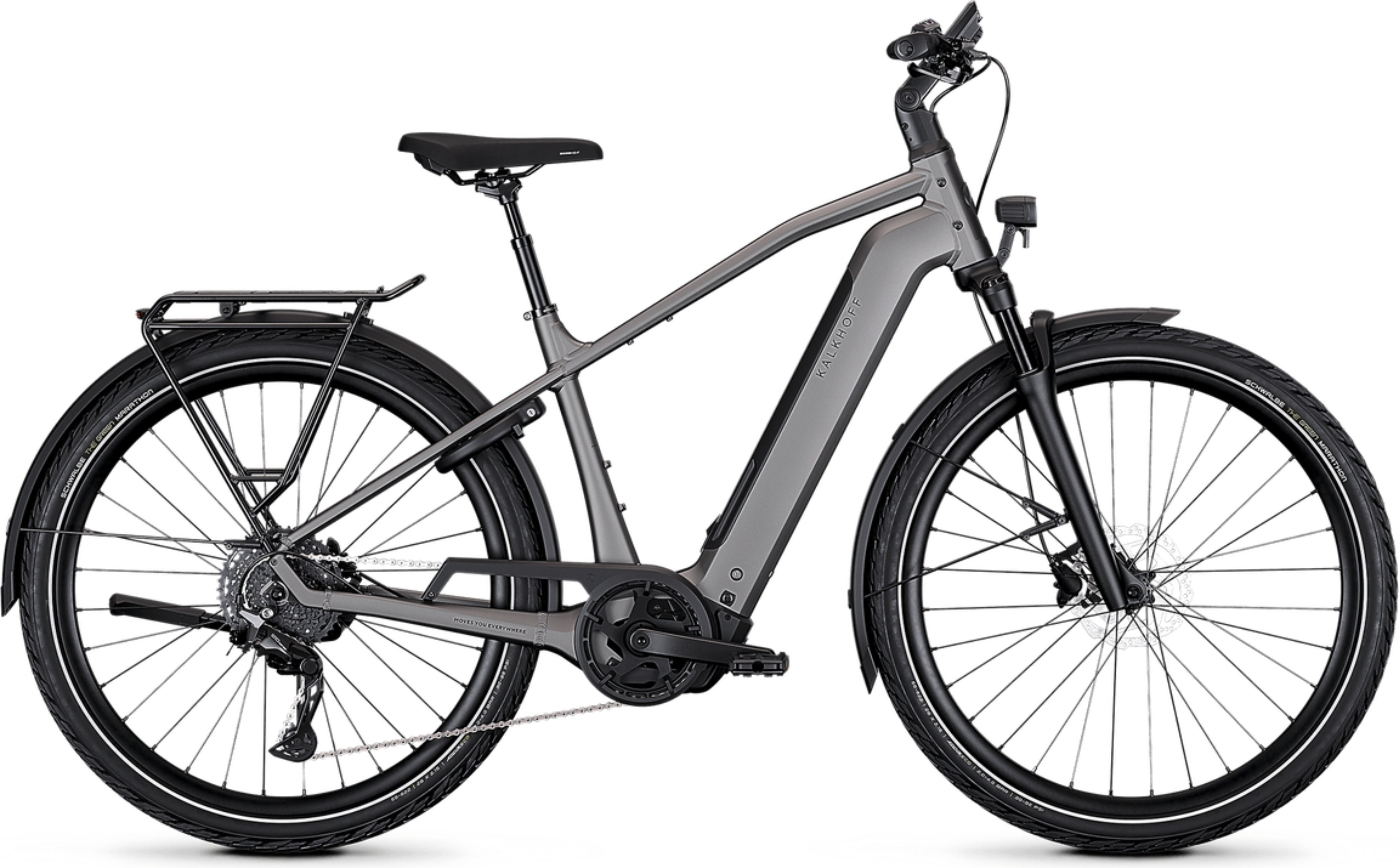 Kalkhoff ENDEAVOUR 3 EXCITE Diamant 600 jetgrijs mat