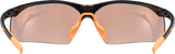 uvex Sportstyle 223 fietsbril Zwart-Oranje / Lightmirror Oranje