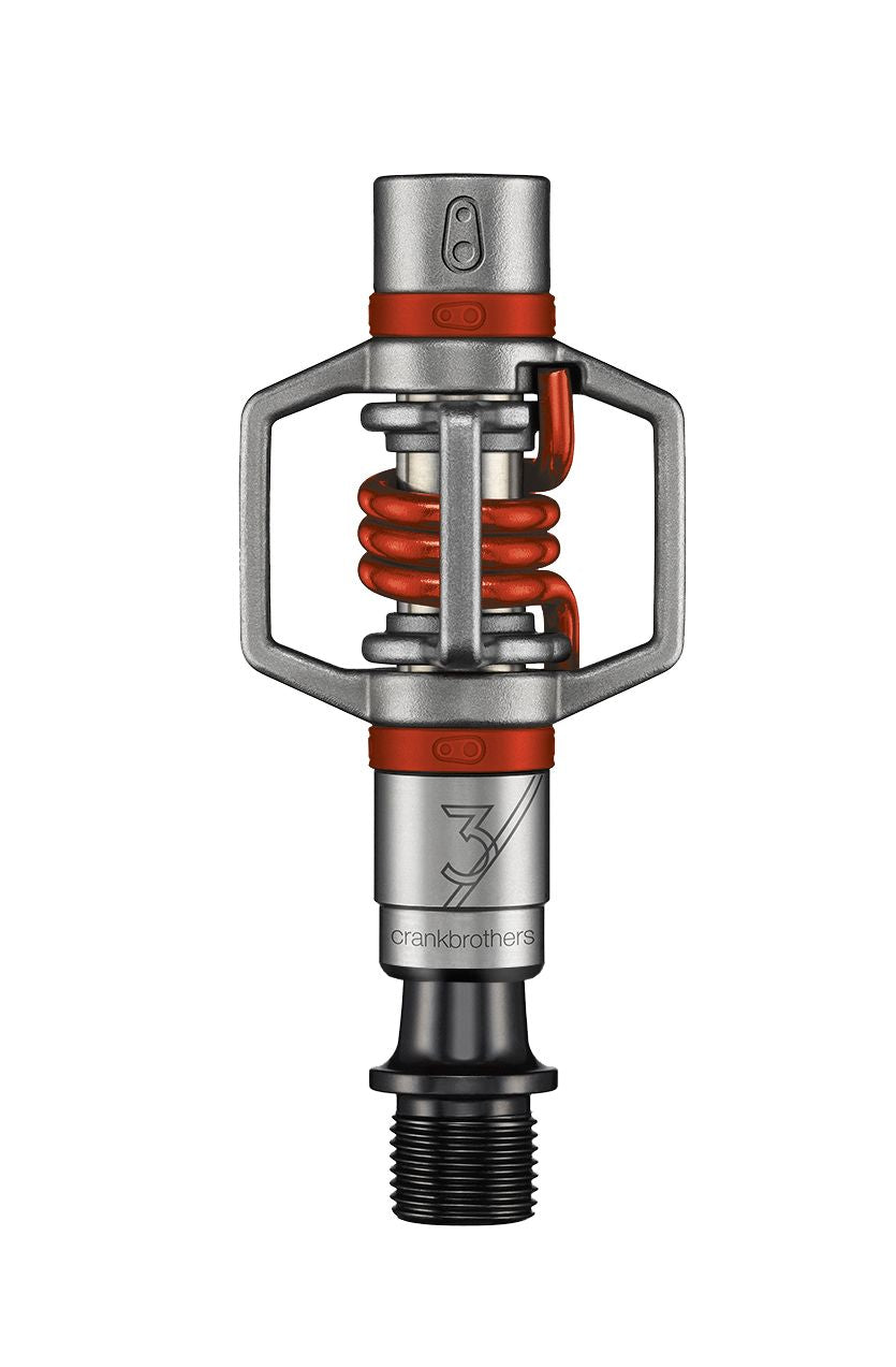 Crankbrothers Eggbeater 3 pedalen zilver/rood