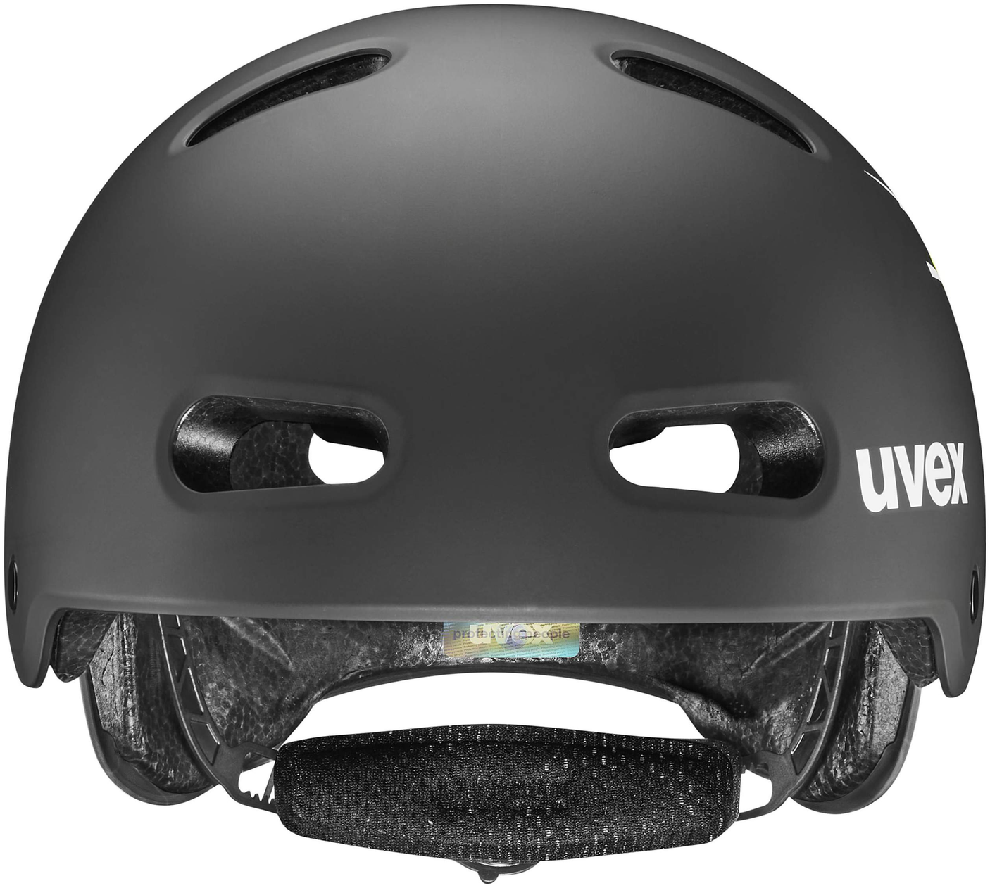 uvex Kid 4 Style Kinderhelm Bam Zwart-Limoen Mat