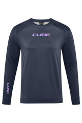 CUBE ATX Lange mouw ronde hals trui black Heren