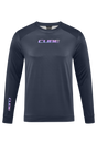 CUBE ATX ronde hals jersey lange mouw zwart heren