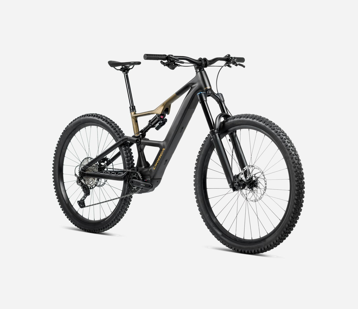 Orbea RISE LT H20 Diamond Black-Splash Olijfgroen Mat (2025)