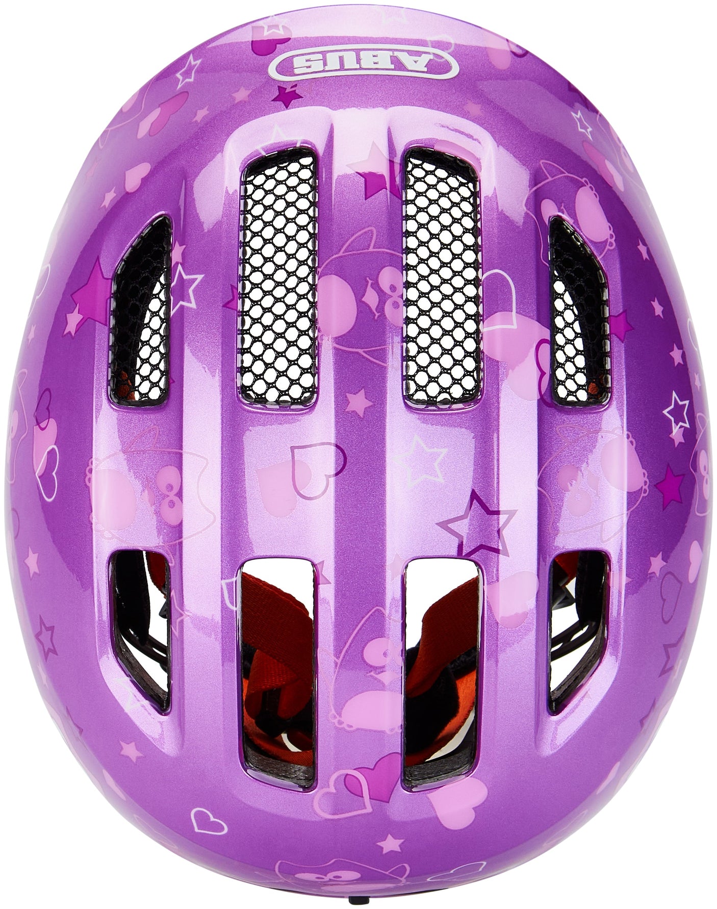 ABUS Smiley 3.0 Helm Kids paars ster
