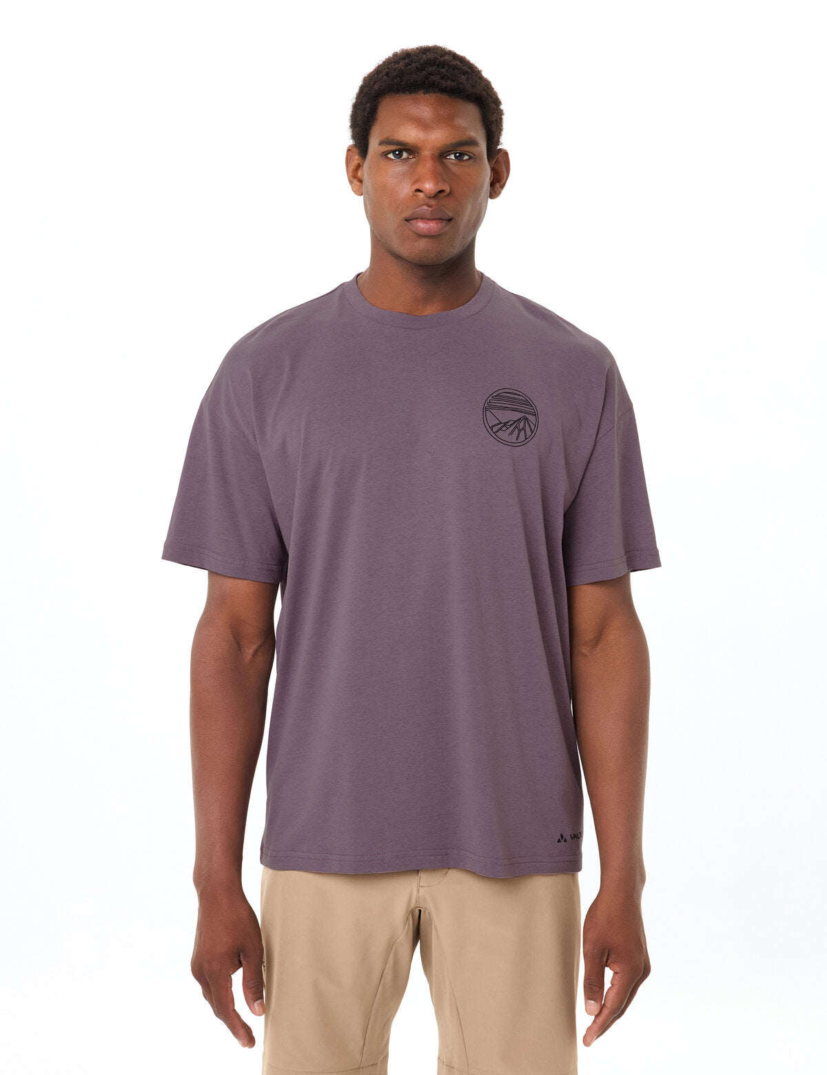 VAUDE Heren Casual Fietsshirt paars as