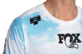 CUBE MTB shirt X Actionteam korte mouwen heren topas blauw