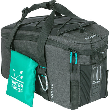 Basil Discovery 365D Bagagedrager Tas M 9l zwart