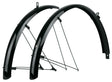 SKS Bluemels Basic spatbordenset 28" 55mm zwart