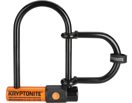 Kryptonite Messenger Mini+ (incl. verlenger) Zwart