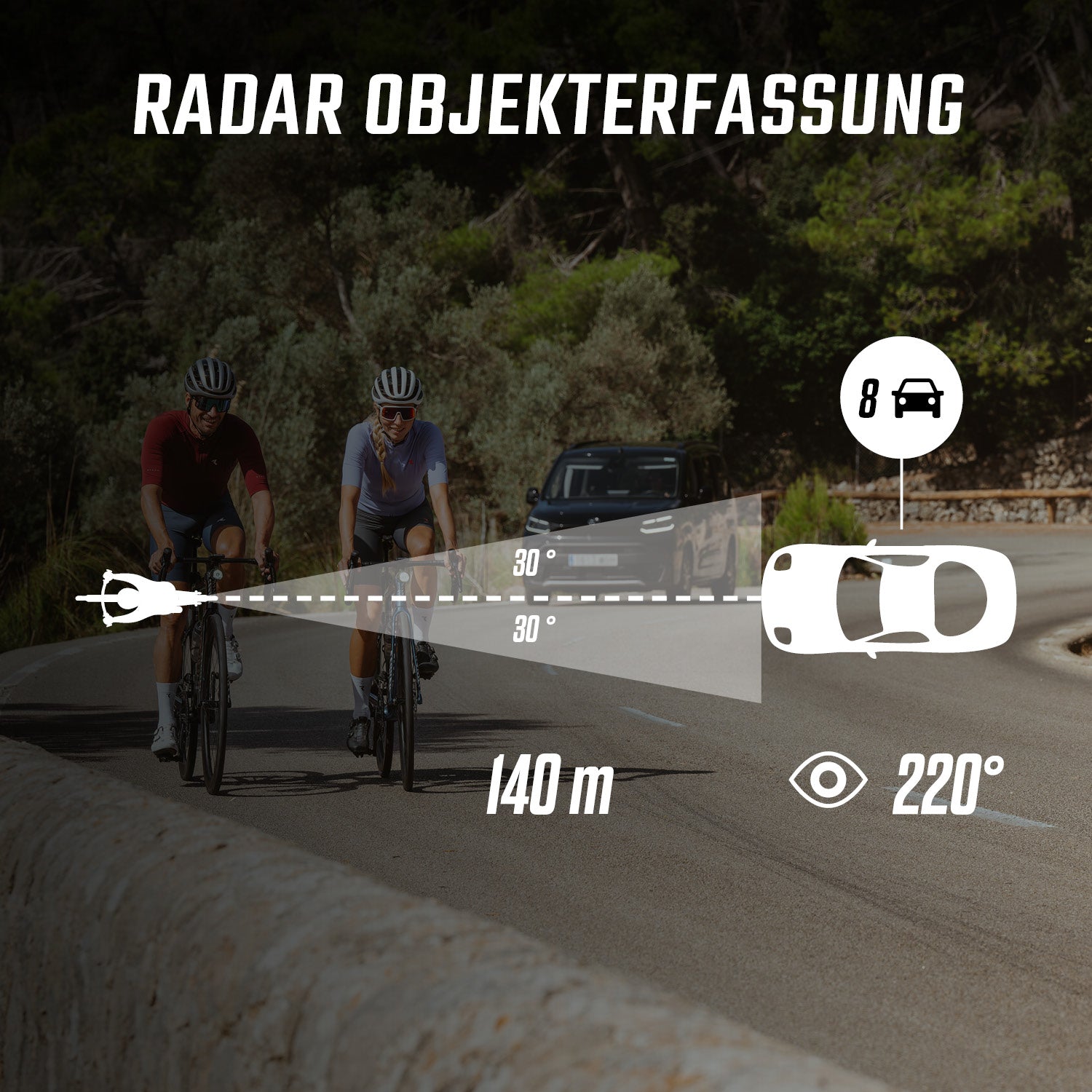 Sigma RECO 80 Link Radar met StVZO achterlicht