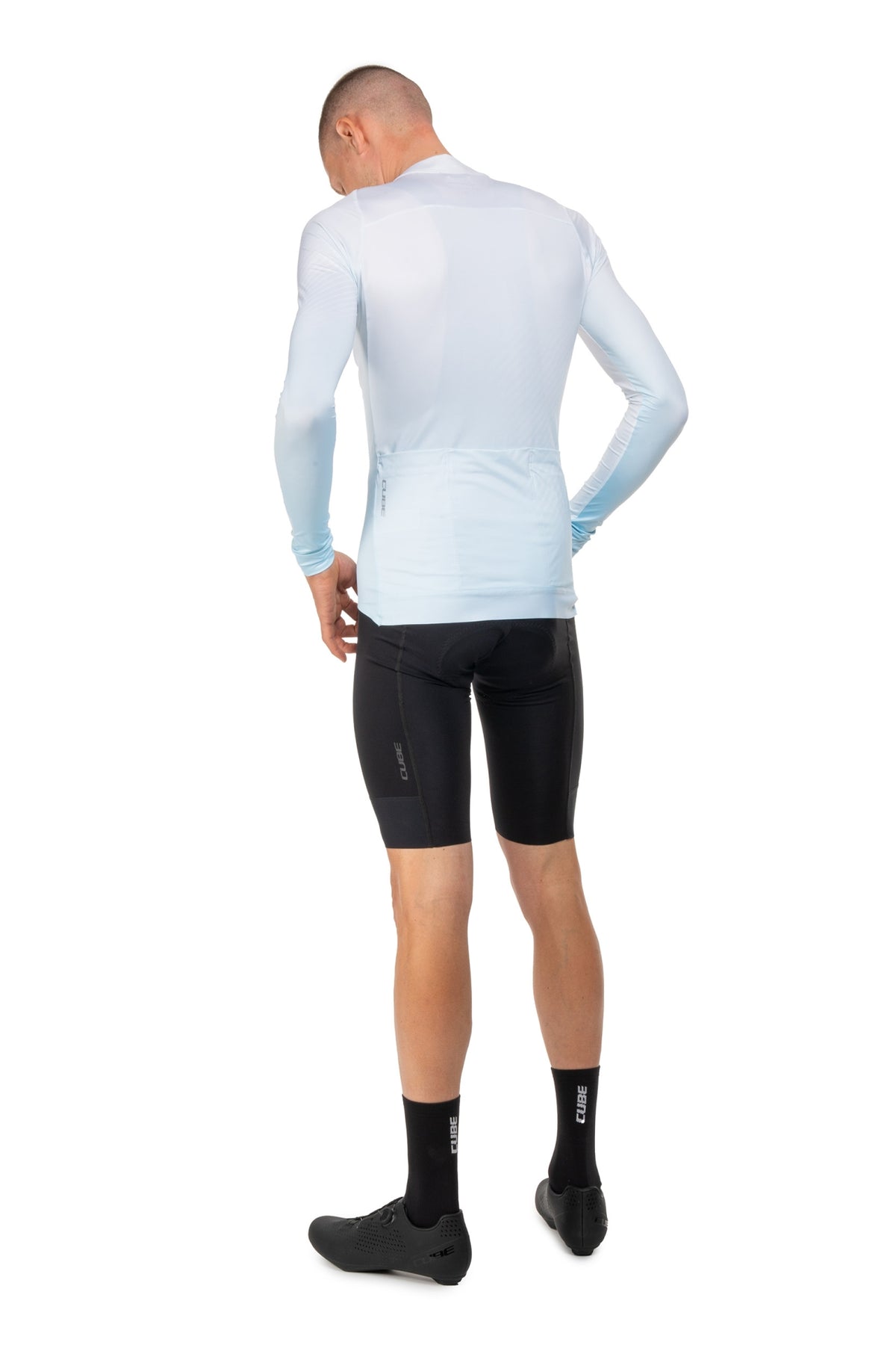 Cube ROAD/XC UV-beschermend shirt lange mouw turquoise