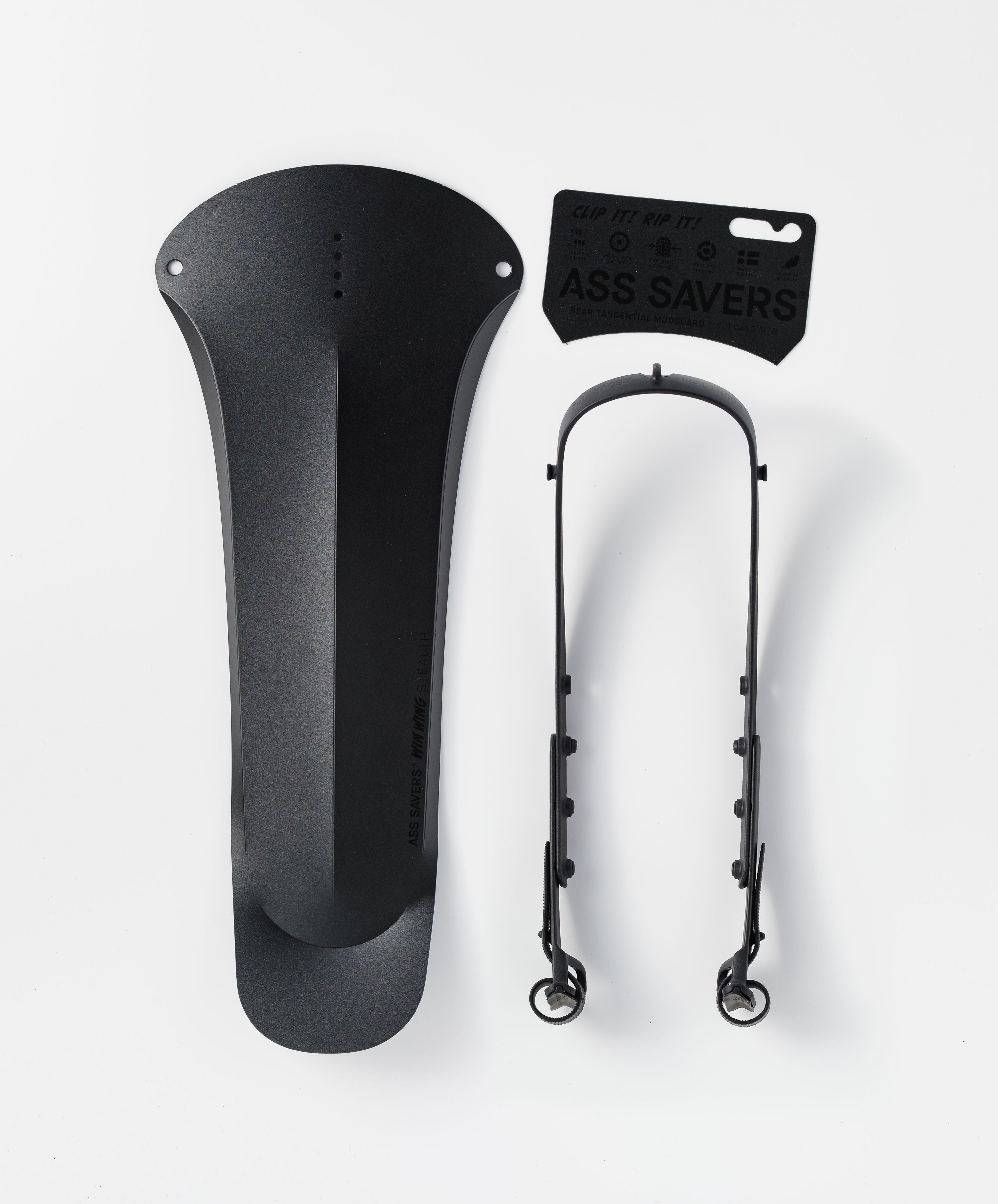 Ass Savers WMS-1 Win Wing MTB spatbord achter stealth