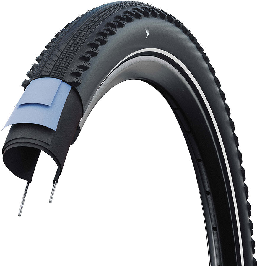 Schwalbe Motion HURRICANE E-50 Addix 54-559 zwart-reflecterend