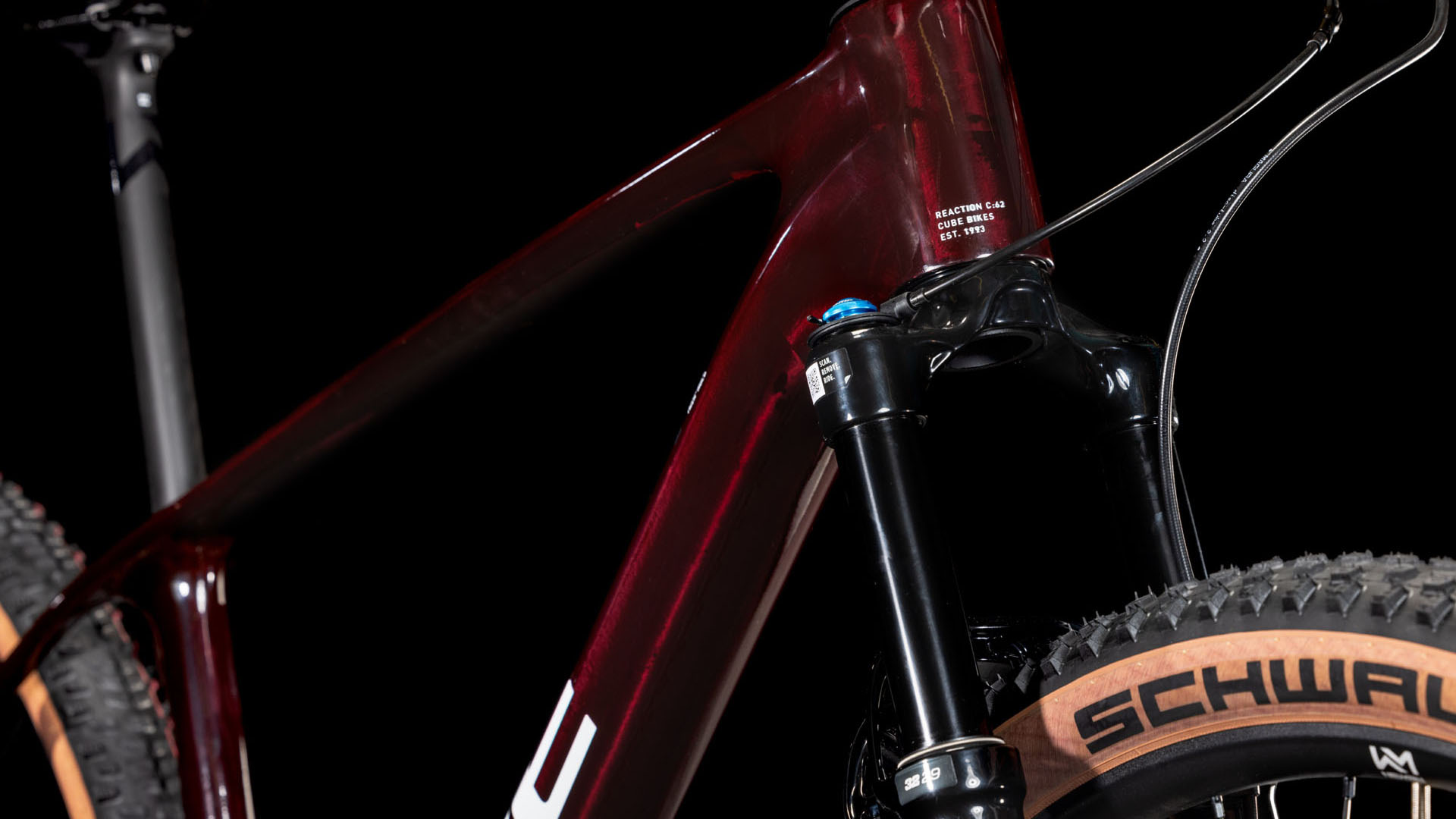 Cube Reaction C:62 SLX Diamant liquidred´n´wit