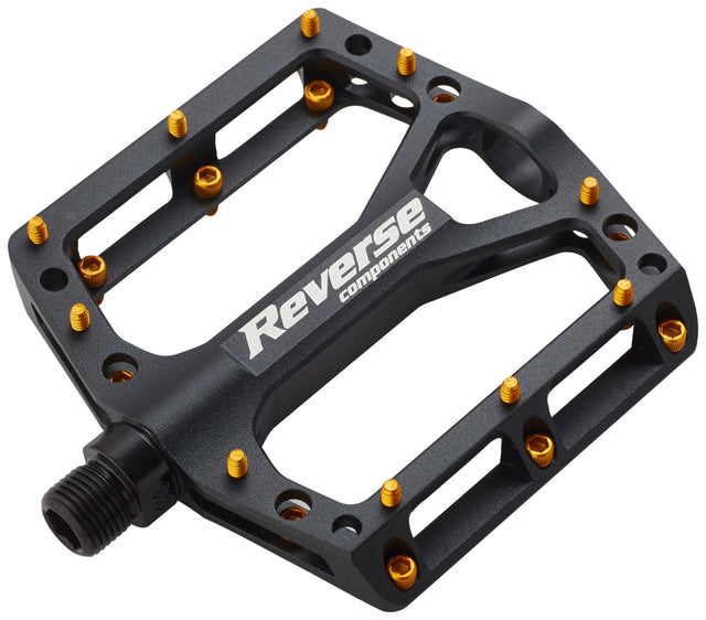Bicycle Reverse Vert Reverse Black One Pedalen zwart/goud & bikester.nl