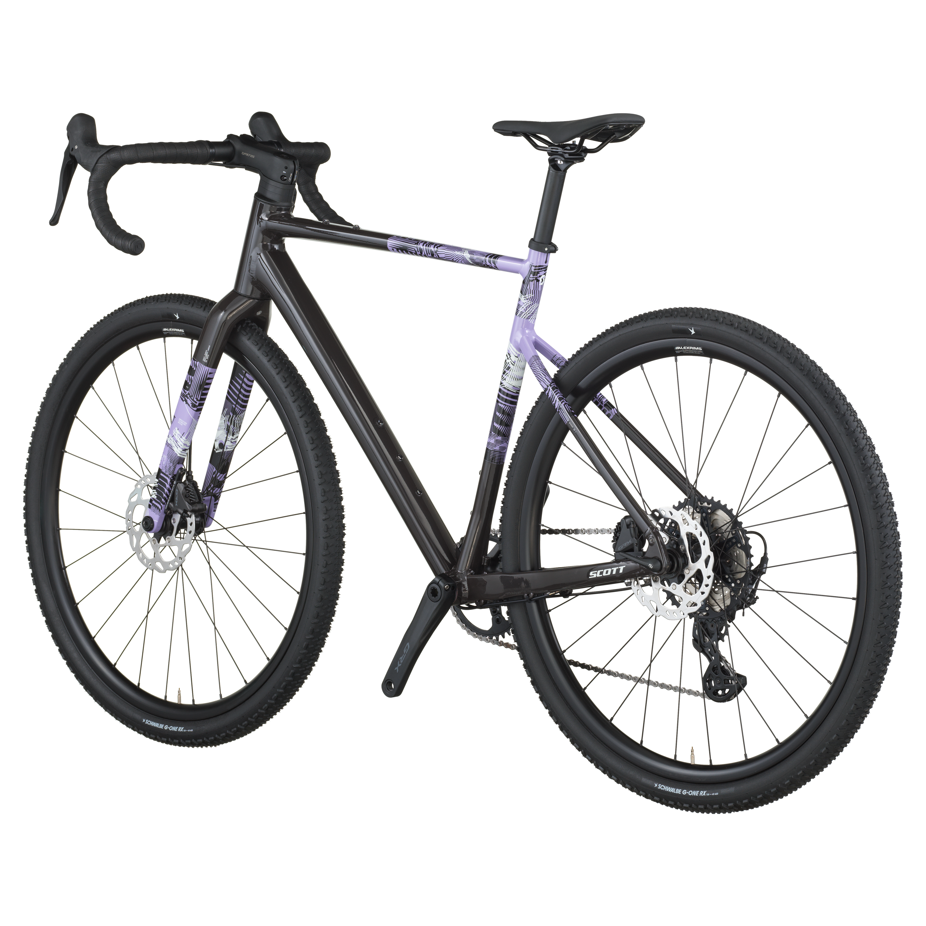Scott Speedster Gravel 10 carbon zwart/tulp paars