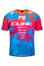 Cube MTB Shirt X Actionteam korte mouw blue´n´green
