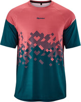 Gonso Mesores korte mouwen fiets shirt heren roze/blauw