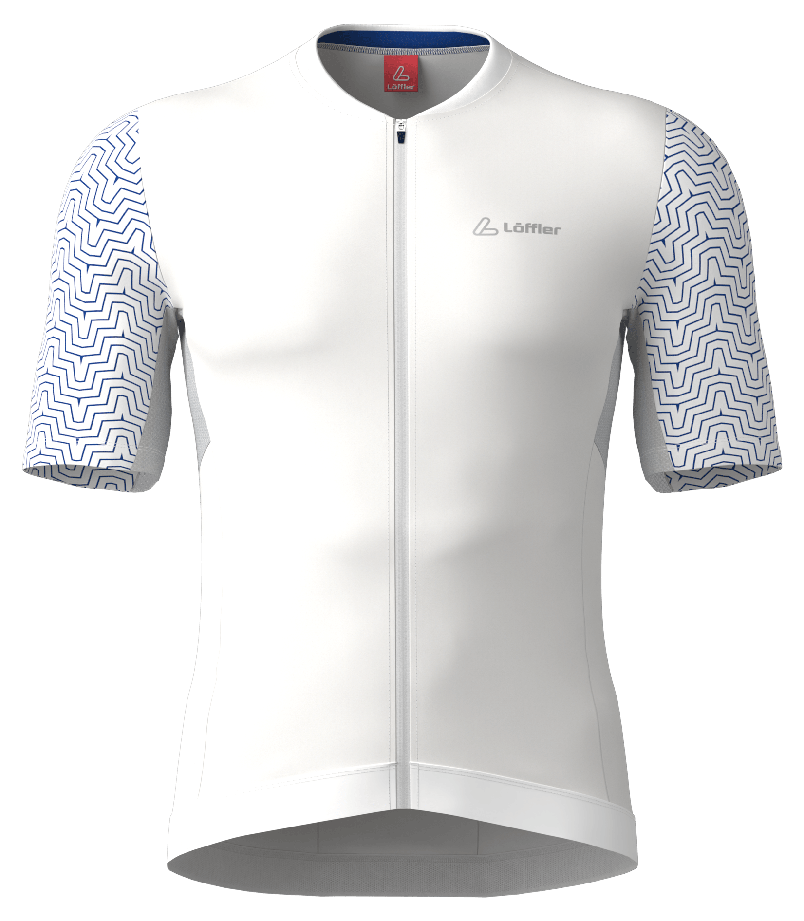 Löffler M Bike Jersey Fz Gordy Mid Wit/Marin