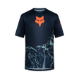 Fox Ranger SS Jersey Img Print Arctisch Blauw