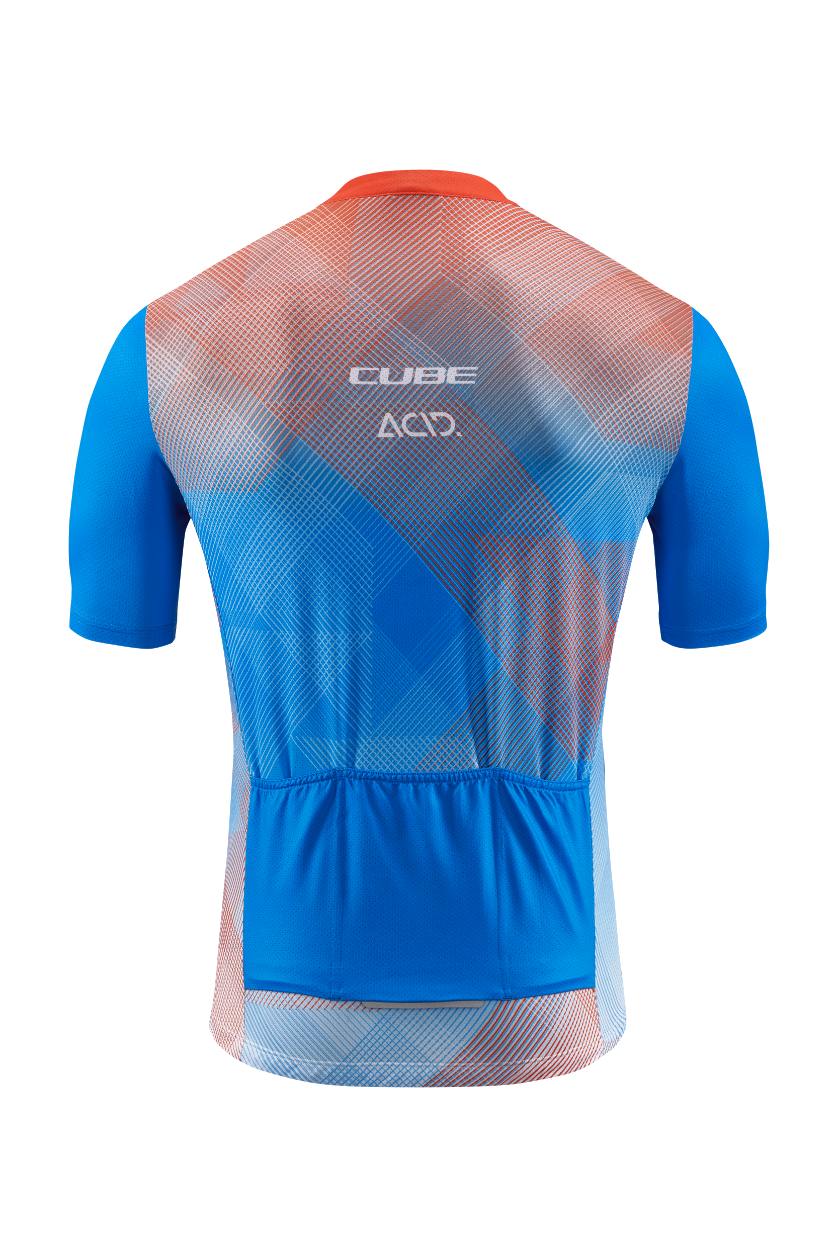 CUBE TEAMLINE Trikot CMPT korte mouw white´n´blue´n´red
