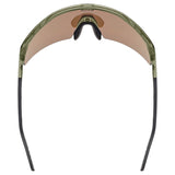 uvex Flowline olive mat/spiegel goud