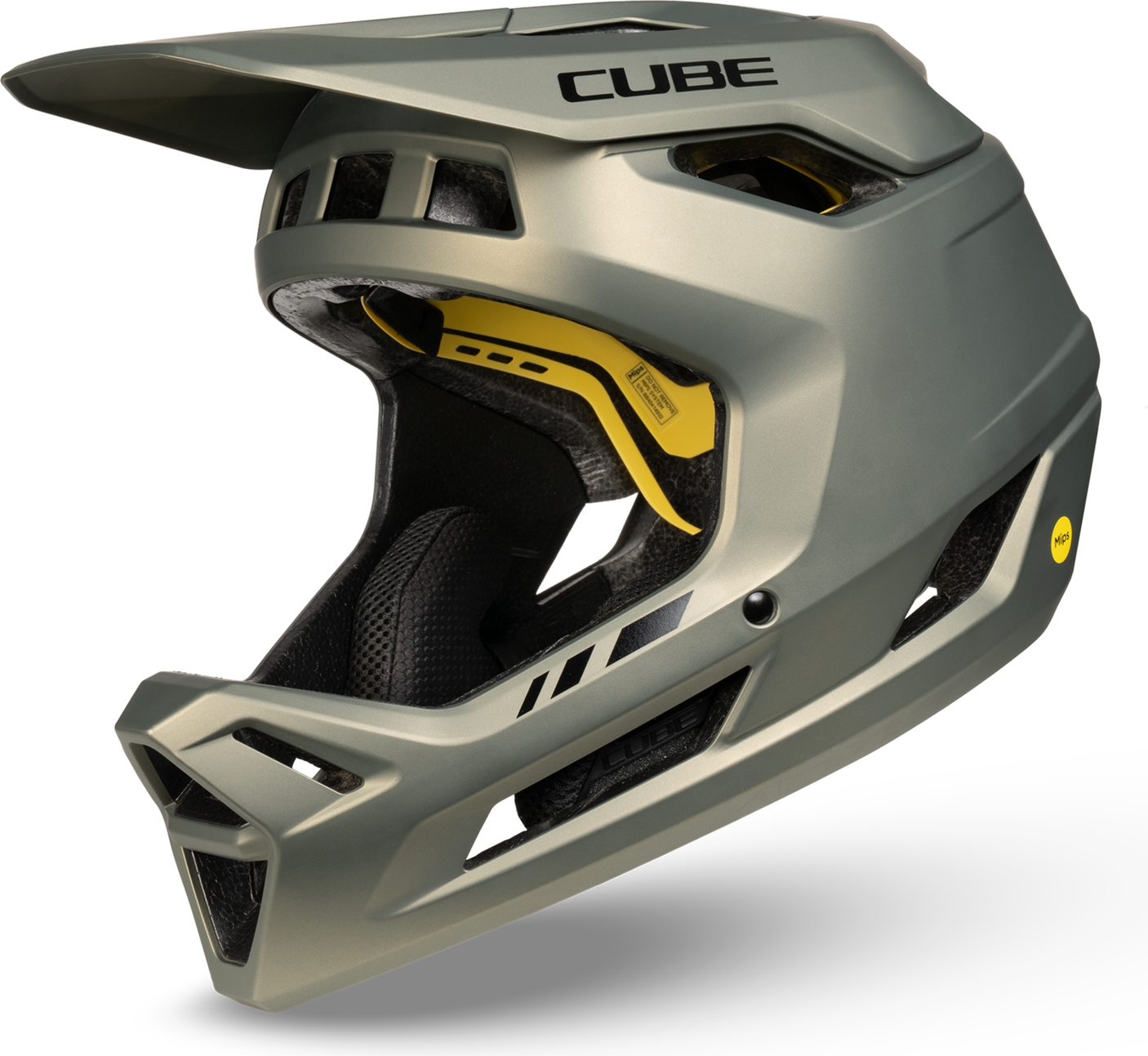 Cube Helm DESCENDER TM rietgroen