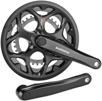 Shimano Tourney FC-A070 crankstel 7/8-speed kettingbladbeschermer zwart – aktuelle Variante
