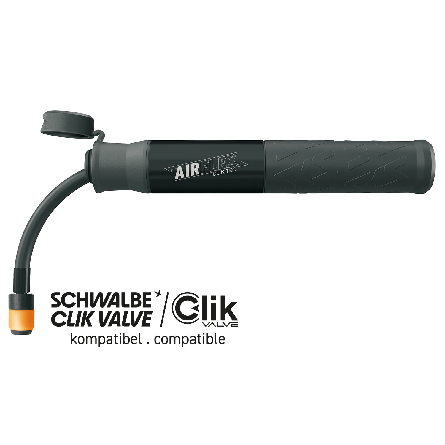SKS Germany AIRFLEX EXPLORER - CLIK TEC Minipomp Zwart