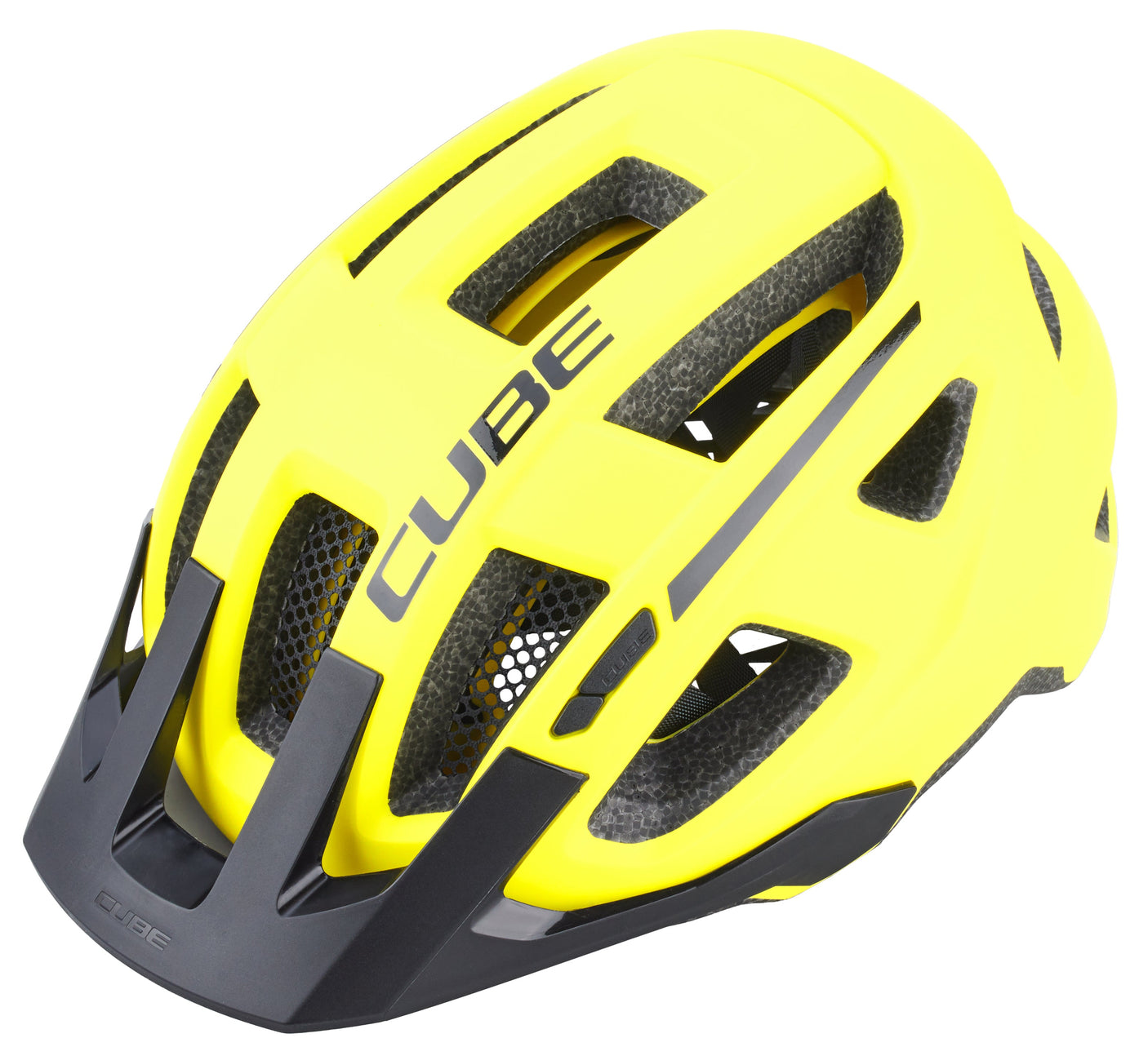 CUBE Helm FLEET geel