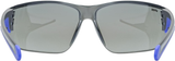 uvex Equate fietsbril Zwart-Blauw Mat / Spiegel Blauw