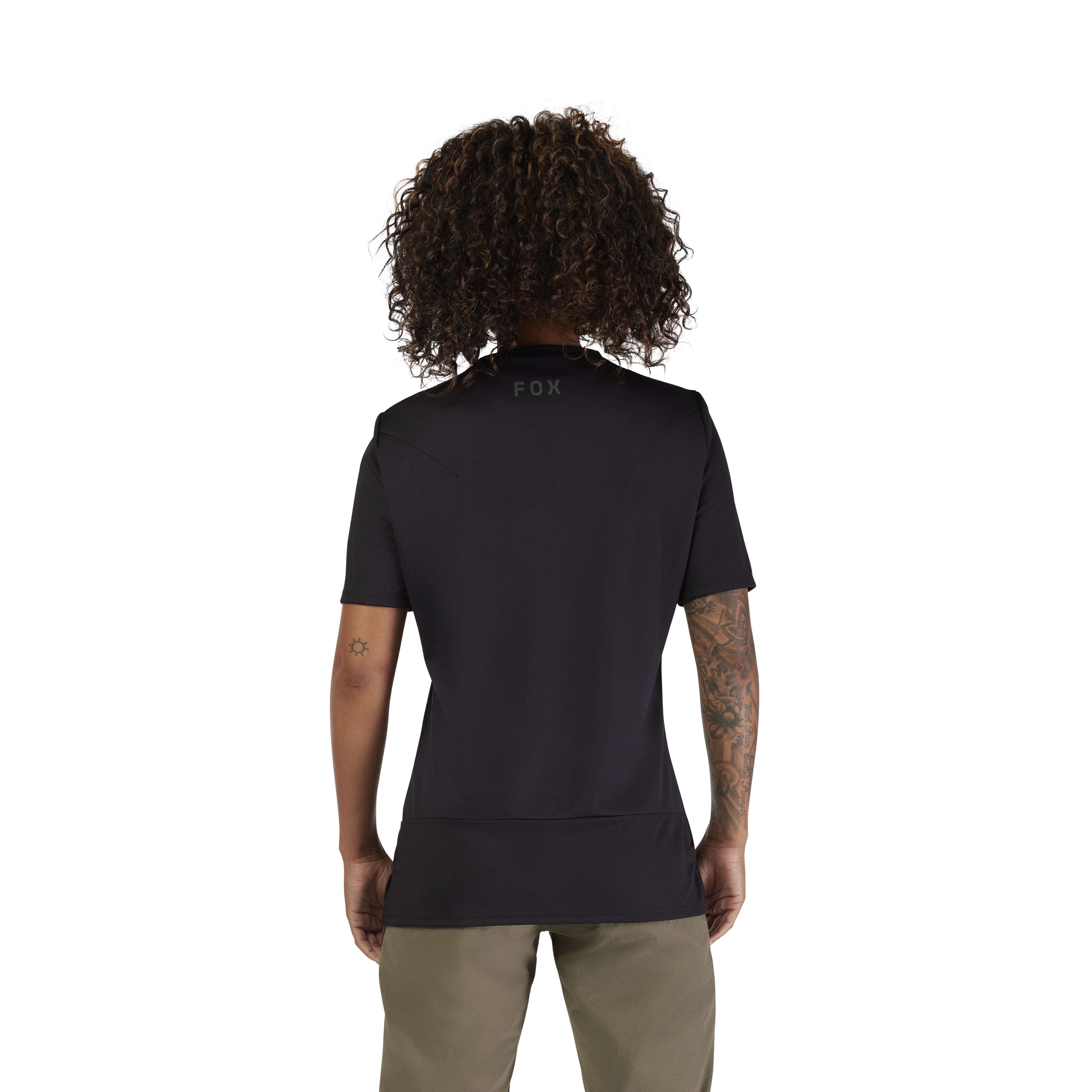 Fox W Ranger SS Jersey Hoofd Zwart