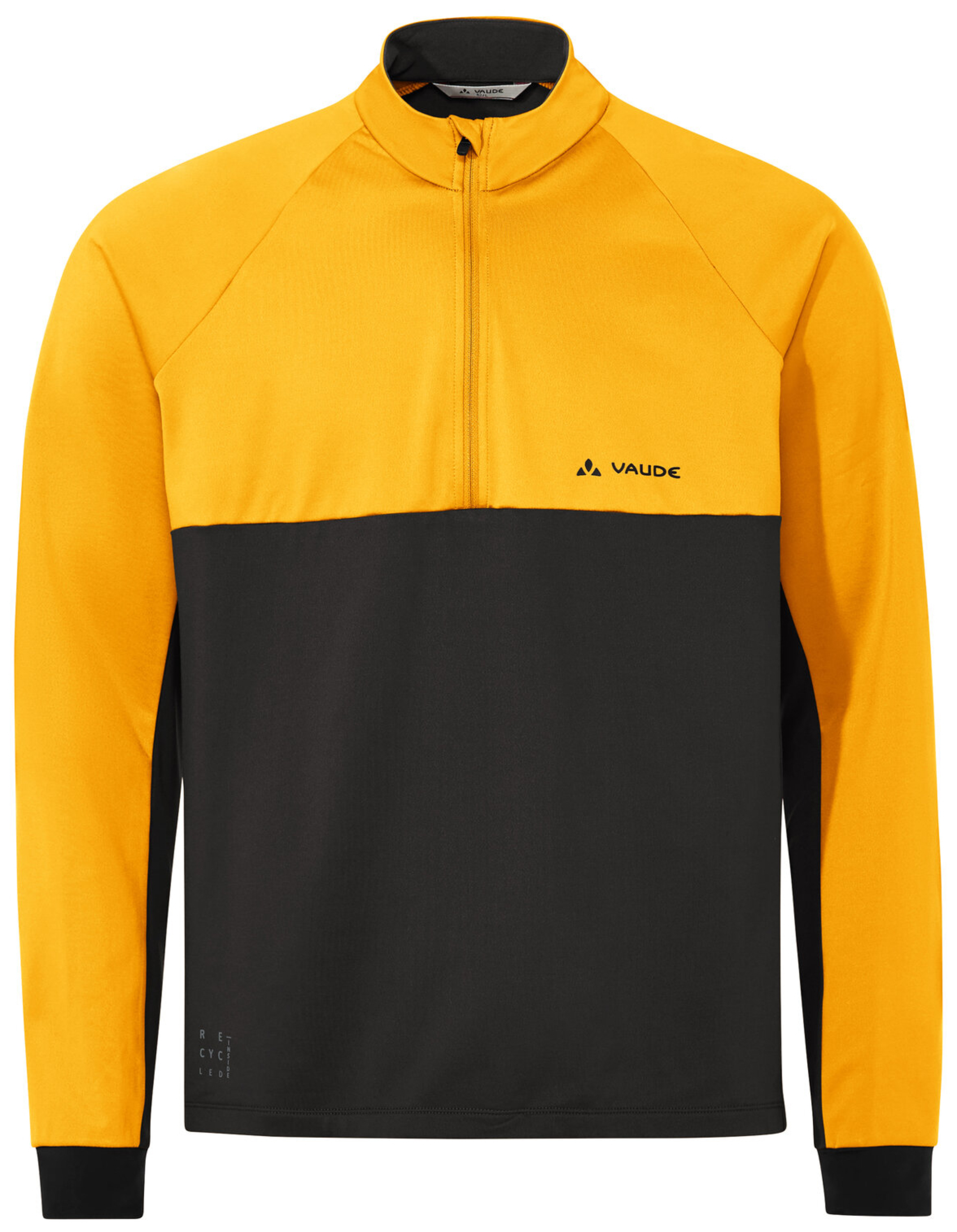 VAUDE Heren Qimsa Halfzip LS Shirt saffraan