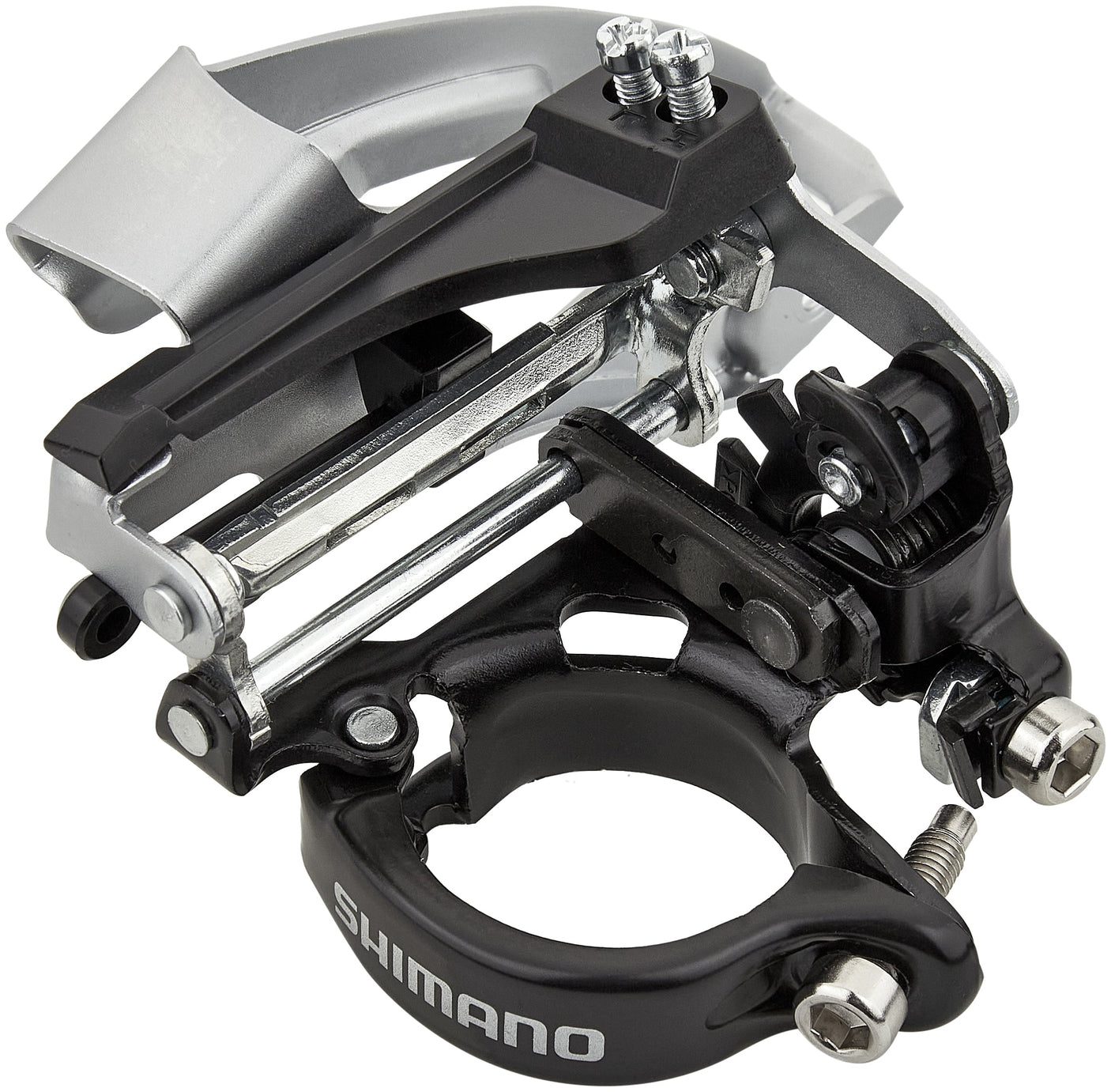 Shimano Tourney FD-TX800-TS3 voorderailleur 7/8-speed Top Swing zilver